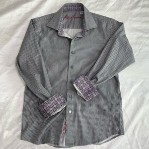 Robert Graham Boys Button Down Shirt Size Large (14-16)